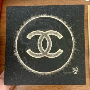 NEW, UNUSED CHANEL Gift Box Slip Covers in Gold, Black and White